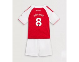 Arsenal Martin Odegaard #8 Hemmaställ Barn 2025-26 Kortärmad (+ Korta byxor)